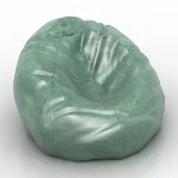 Armchair Bean Bag Shaped 3d model
