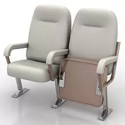 Armchair Cinema Theater Furniture 3d model