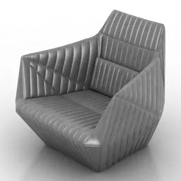 Stylized Armchair Roset 3d model