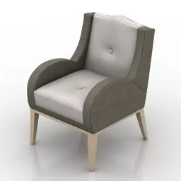 Single Armchair Tyner Design 3d model