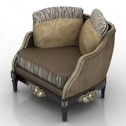 Classic Armchair Jumbo 3d model