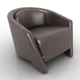 Restaurant Armchair Metropolitan Design 3d model