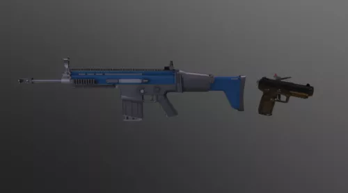 Sniper Riffle Sof Force 3d model