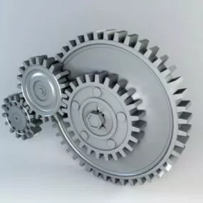 Gears Machine 3d model