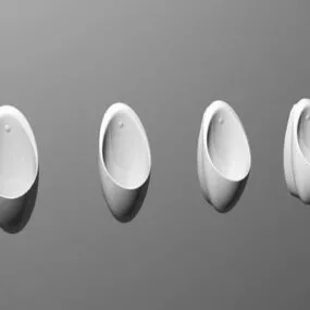 Toilet Urinals 3d model