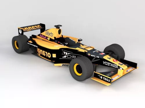 F1 Car Arrows 2001 3d model F1 Car Arrows 2001 3d model
