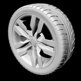 Audi S6 Wheel Car 3d model