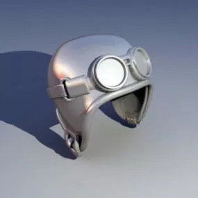 Aviator Hat Fashion 3d model