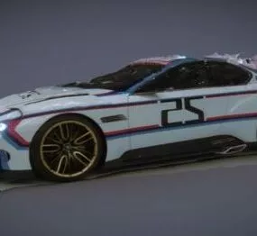 Racing Bmw Sport Car 3d model