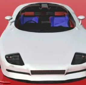 Lowpoly Bmw Car Concept 3d model
