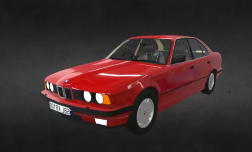 Bmw E34 Car Free 3d Model - .Blend - Open3dModel