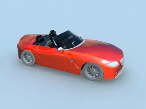 Bmw Z4 Gte Car 3d model