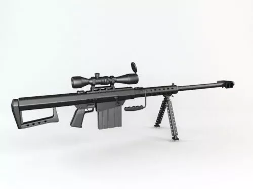 Scifi Assault Rifle 3d model