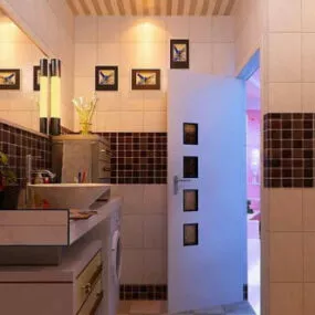 Bathroom Simple Interior 3d model