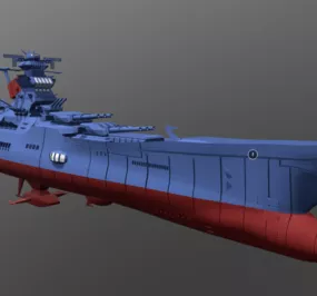 Japan Ww2 Ship Yamato 3d model