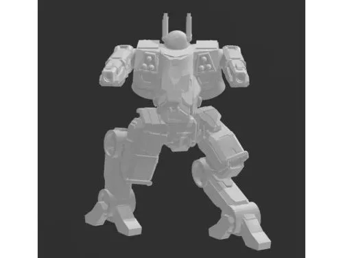 Character Battletech Robot 3d model Character Battletech Robot 3d model