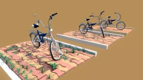Small Bicycle 3d model Small Bicycle 3d model