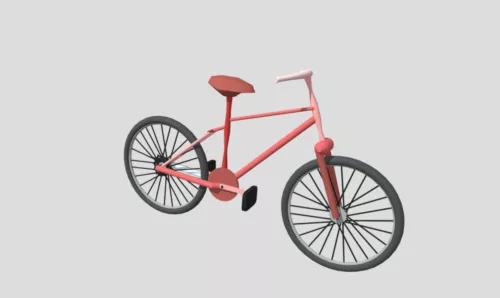 Moped Motorcycle Scooter 3d model
