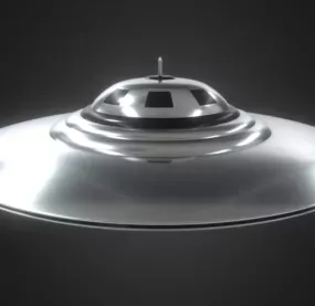 Realistic Ufo 3d model