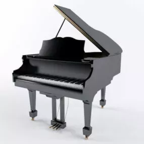 Grand Piano Instrument 3d model