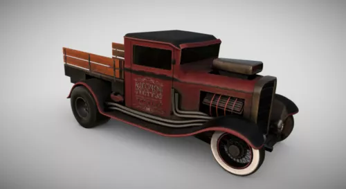 Front Wheel Loader Truck 3d model