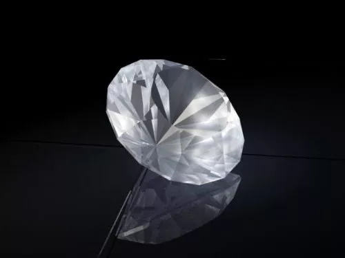 Beautiful Pink Diamond Piece 3d model