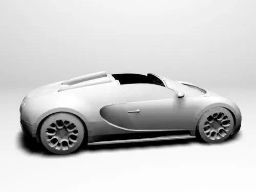 Bugatti Veyron Concept Car 3d model Bugatti Veyron Concept Car 3d model