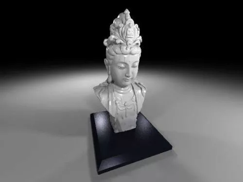 Avalokiteshvara Bust 3d model Avalokiteshvara Bust 3d model
