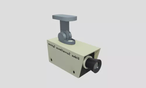 Ceiling Mount Camera 3d model Ceiling Mount Camera 3d model