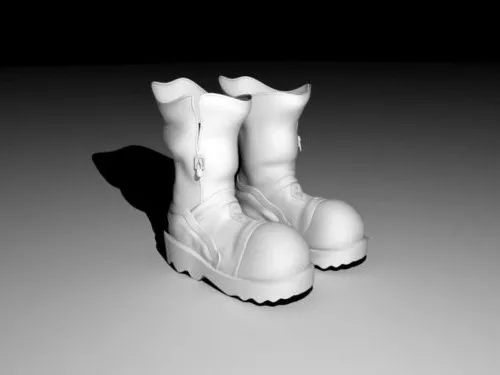 Boot Base Mesh 3d model