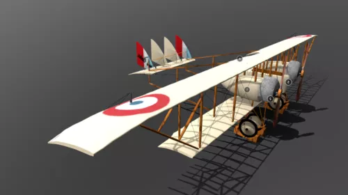 Waco Airplane 3d model