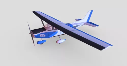 Airplane Breguet 280t 3d model