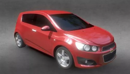 White Chevrolet Camaro 3d model