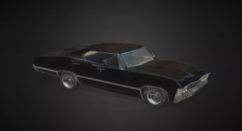 Chevrolet Impala 1967 Car 3d model Chevrolet Impala 1967 Car 3d model