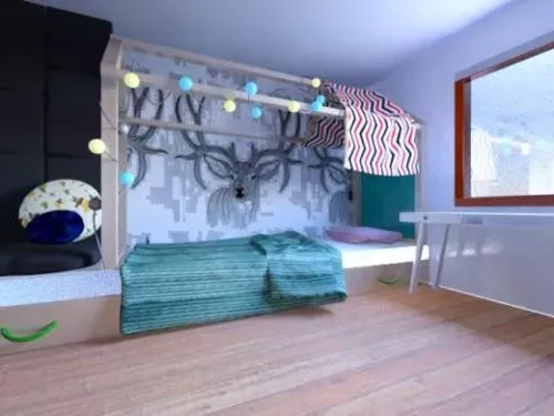 Child Room Basic Interior 3d model Child Room Basic Interior 3d model