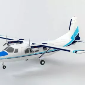 Y-12 Utility Small Aircraft 3d model