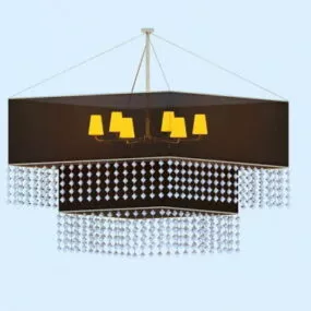 Chinese Crown Chandelier Design 3d model