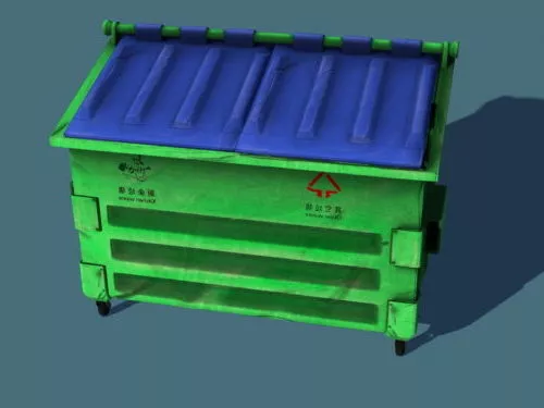 Waste Container 3d model Waste Container 3d model