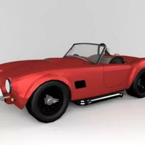 Vintage Roadster Car 3d model