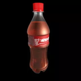 Coca-cola Plastic Bottle 3d model