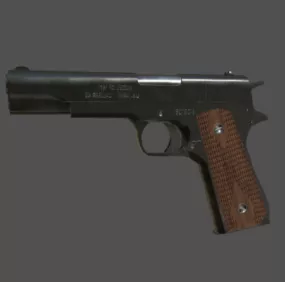 Colt 1911 Gun 3d model