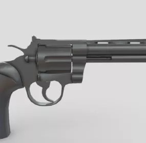 Old Colt Gun 3d model
