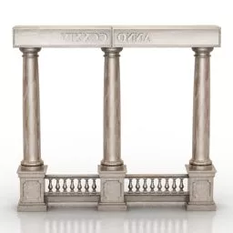 Roman Columns 3d model
