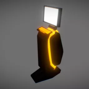 Computer Console Machine 3d model