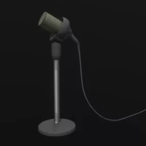 Condenser Microphone 3d model