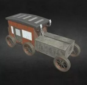 Vintage Conrad Carriage 3d model