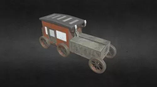 Ancient Roman Chariot 3d model