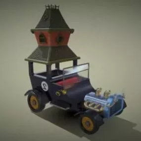 Creepy Coupe Car 3d model