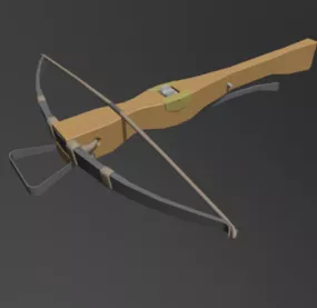 Vintage Crossbow 3d model