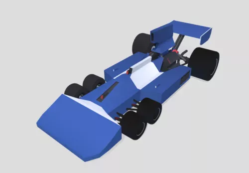 Cyber Racing Car 3d model Cyber Racing Car 3d model